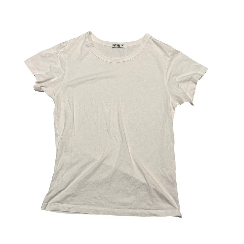 Buck Mason Supima Cotton Slim Fit Short Sleeve Tee Shirt Medium Quiet Luxury